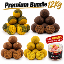 Lade das Bild in den Galerie-Viewer, Top Secret Premium Boilies Test-Bundle – 12 kg + GRATIS Pop Up's